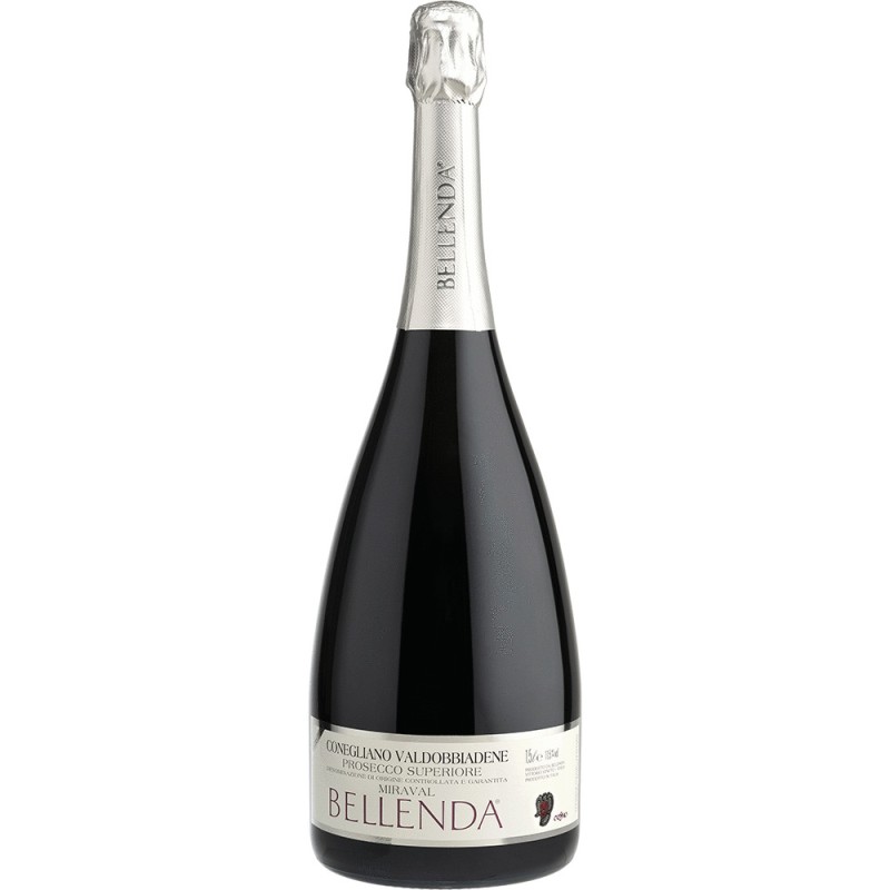 Bellenda -Magnum Miraval - Prosecco Superiore Conegliano Valdobbiadene DOCG Extra Dry Magnum